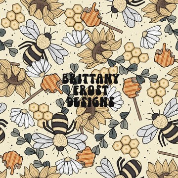 Honey Bee Floral