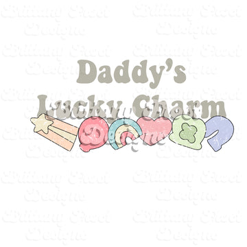 Daddy’s Lucky Charm PNG sublimation