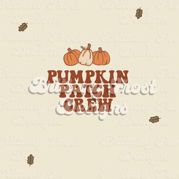 Pumpkin Patch Crew Panel