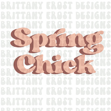 Spring Chick PNG Sublimation