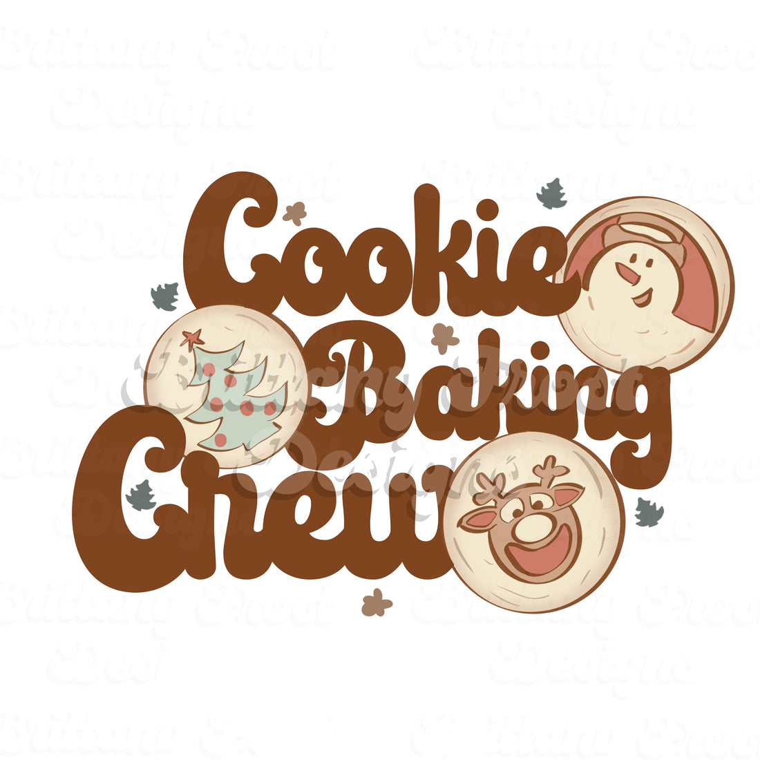 Christmas Cookies PNG Sublimation