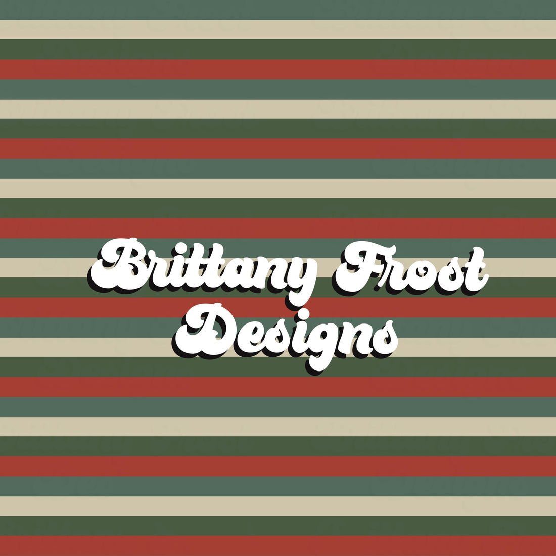 Vintage Christmas Stripes