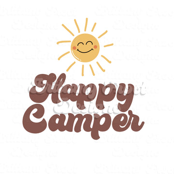 Happy Camper PNG Sublimation