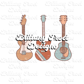 Guitars Sublimation PNG