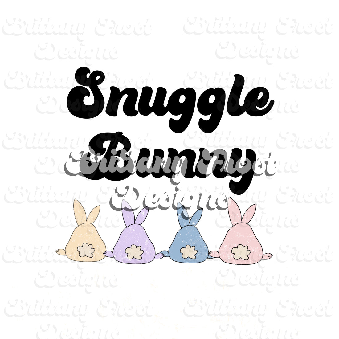 Snuggle Bunny PNG Sublimation