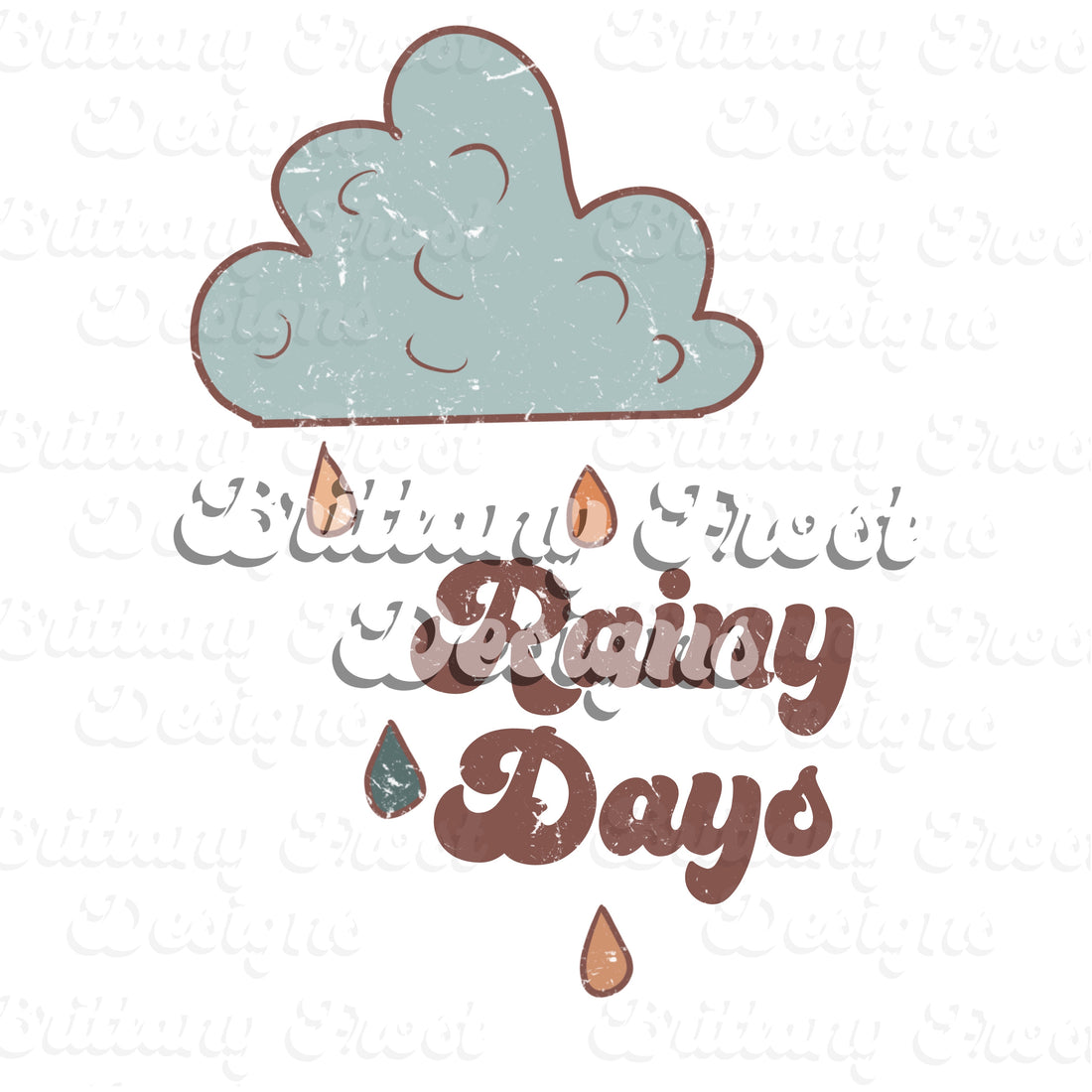 Rainy Days PNG Sublimation