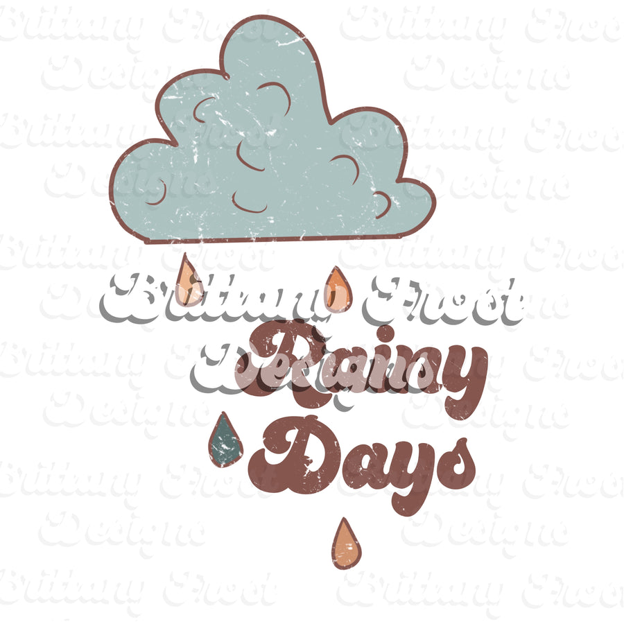 Rainy Days PNG Sublimation
