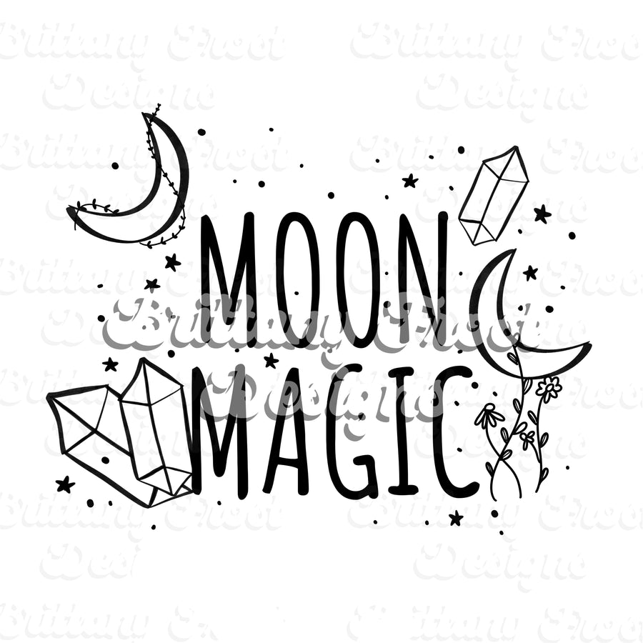 Moon Magic PNG Sublimation