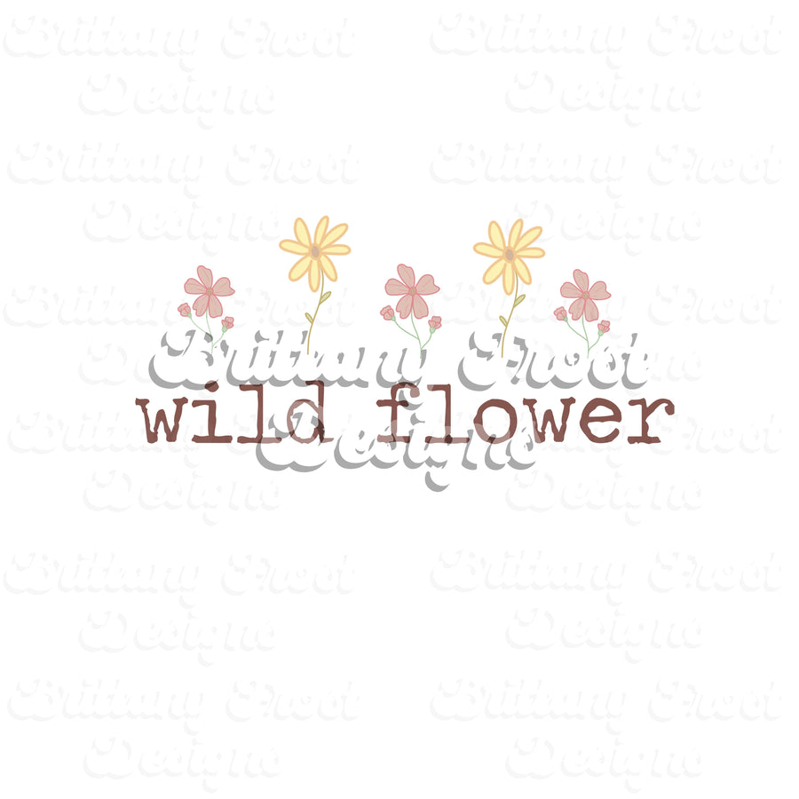Wild Flower PNG Sublimation