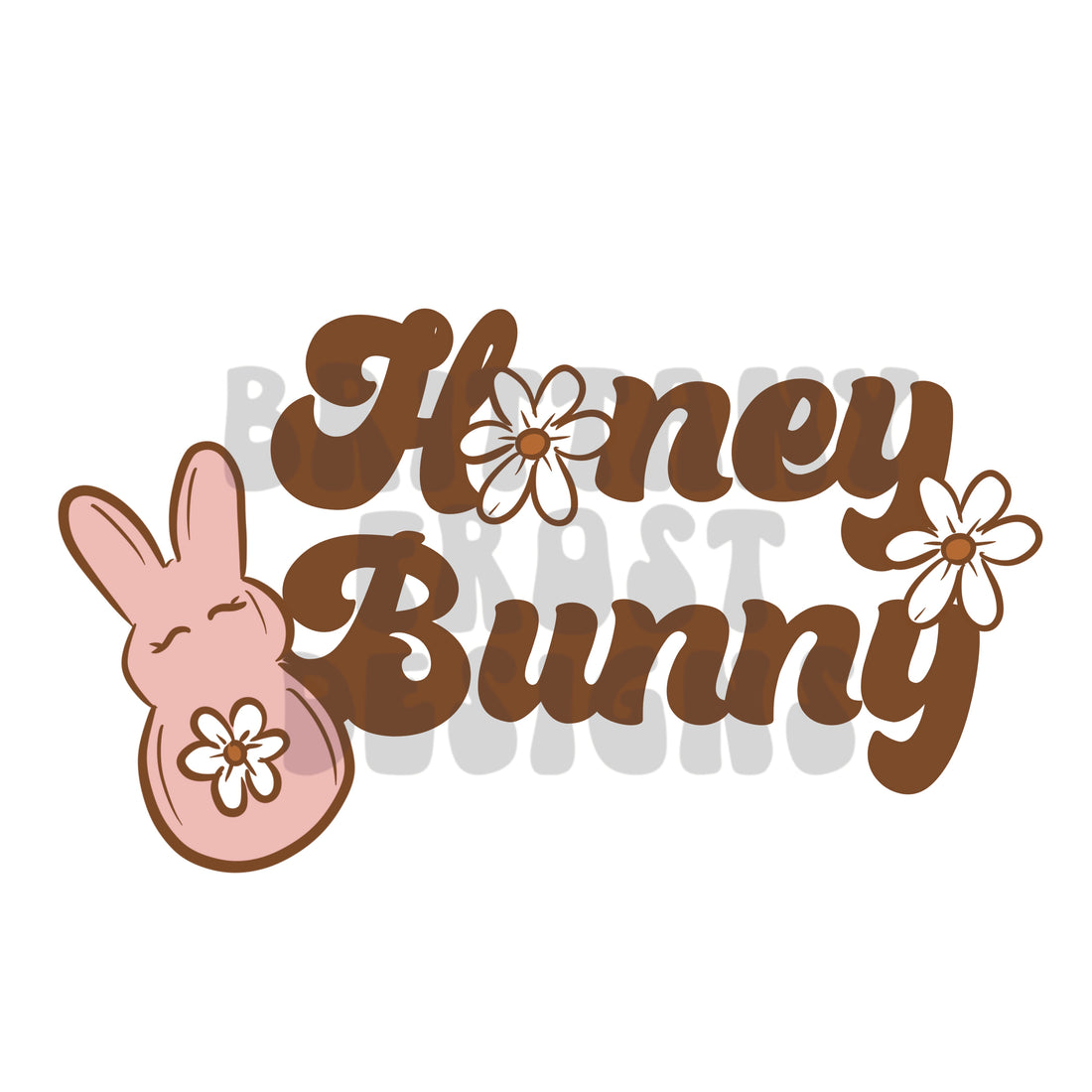 Honey Bunny PNG Sublimation
