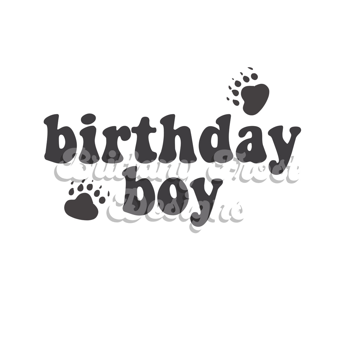 Birthday Boy PNG Sublimation