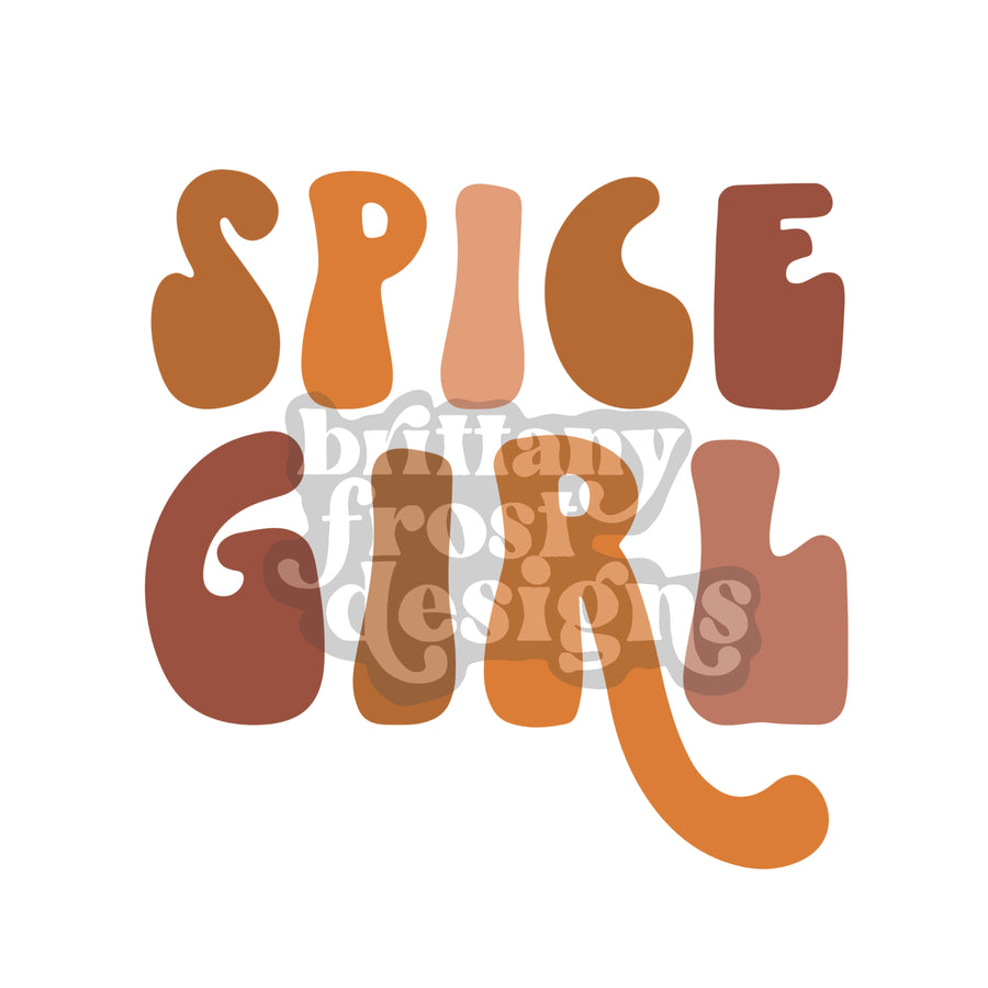 Spice Girl PNG Sublimation