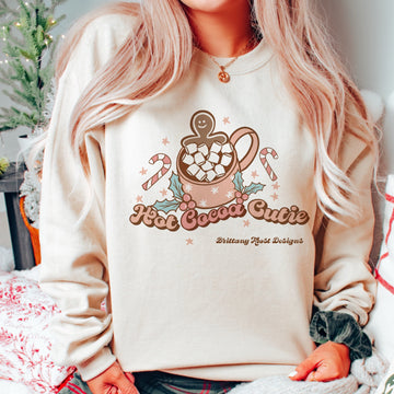 Hot Cocoa Cutie PNG Sublimation