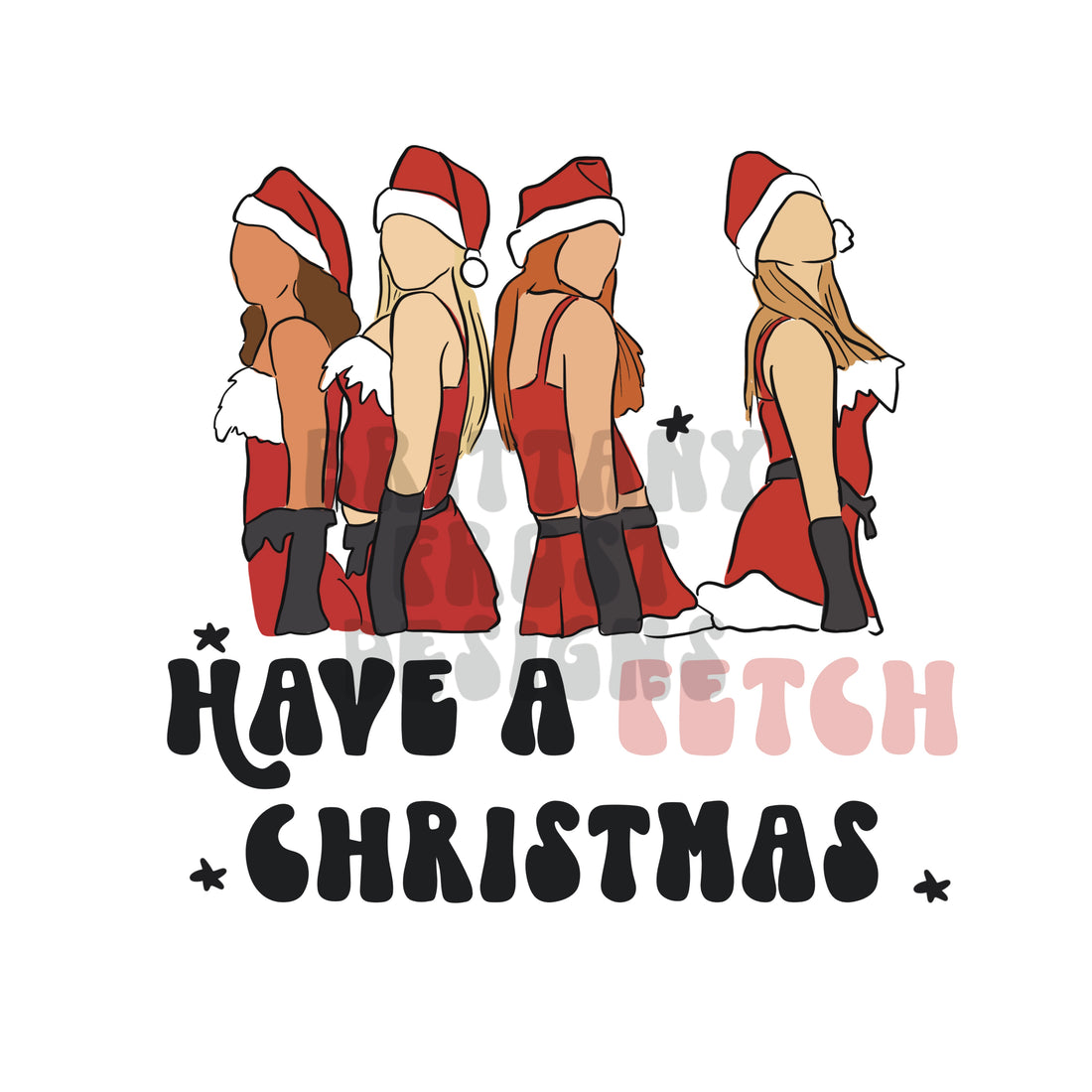 Fetch Christmas PNG Sublimation