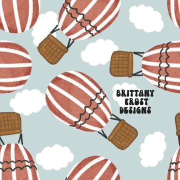 Hot Air Balloons Red