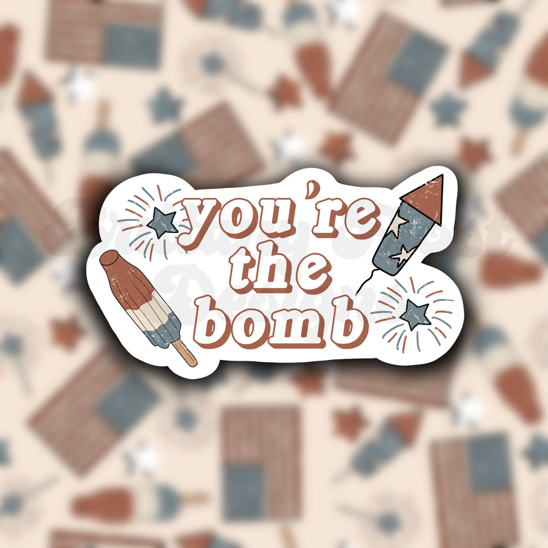 You’re the Bomb Sticker/ Tattoo PNG file
