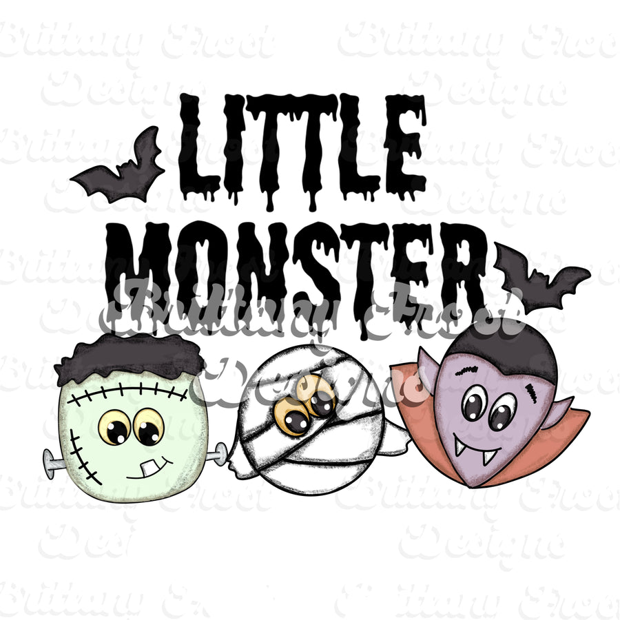 Little Monster PNG Sublimation