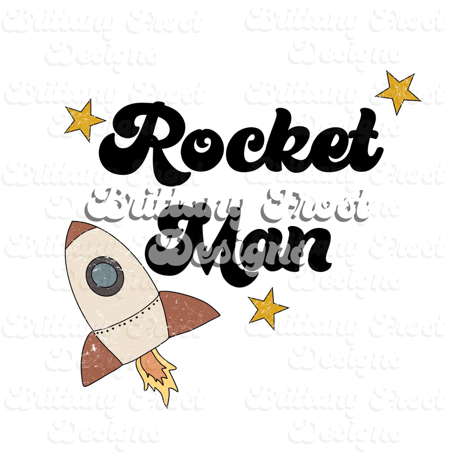 Rocket Man Sublimation