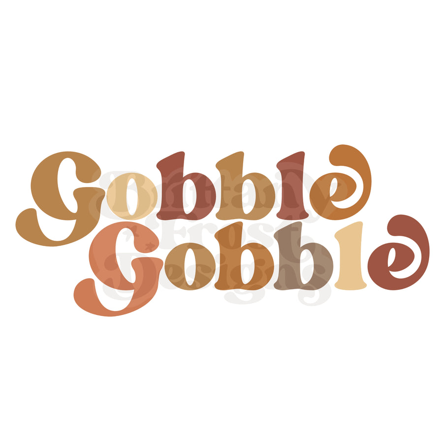 Gobble Thanksgiving PNG Sublimation