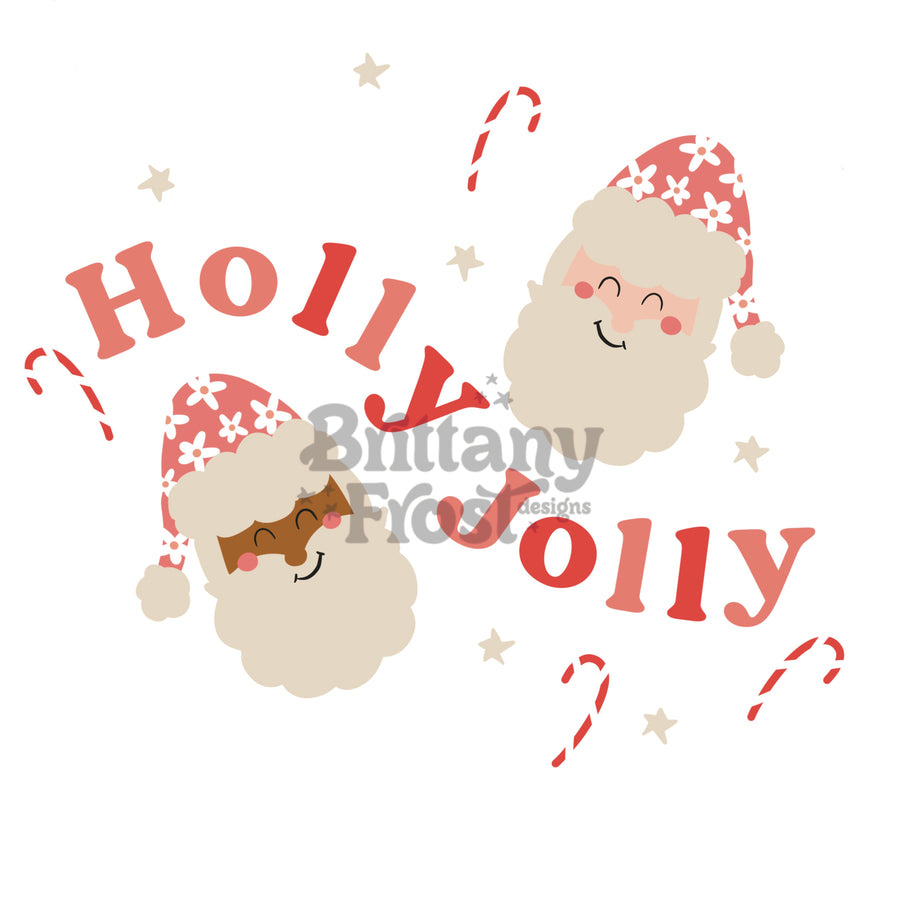 Holly Jolly PNG Sublimation