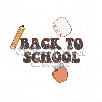 Back to School PNG Sublimation